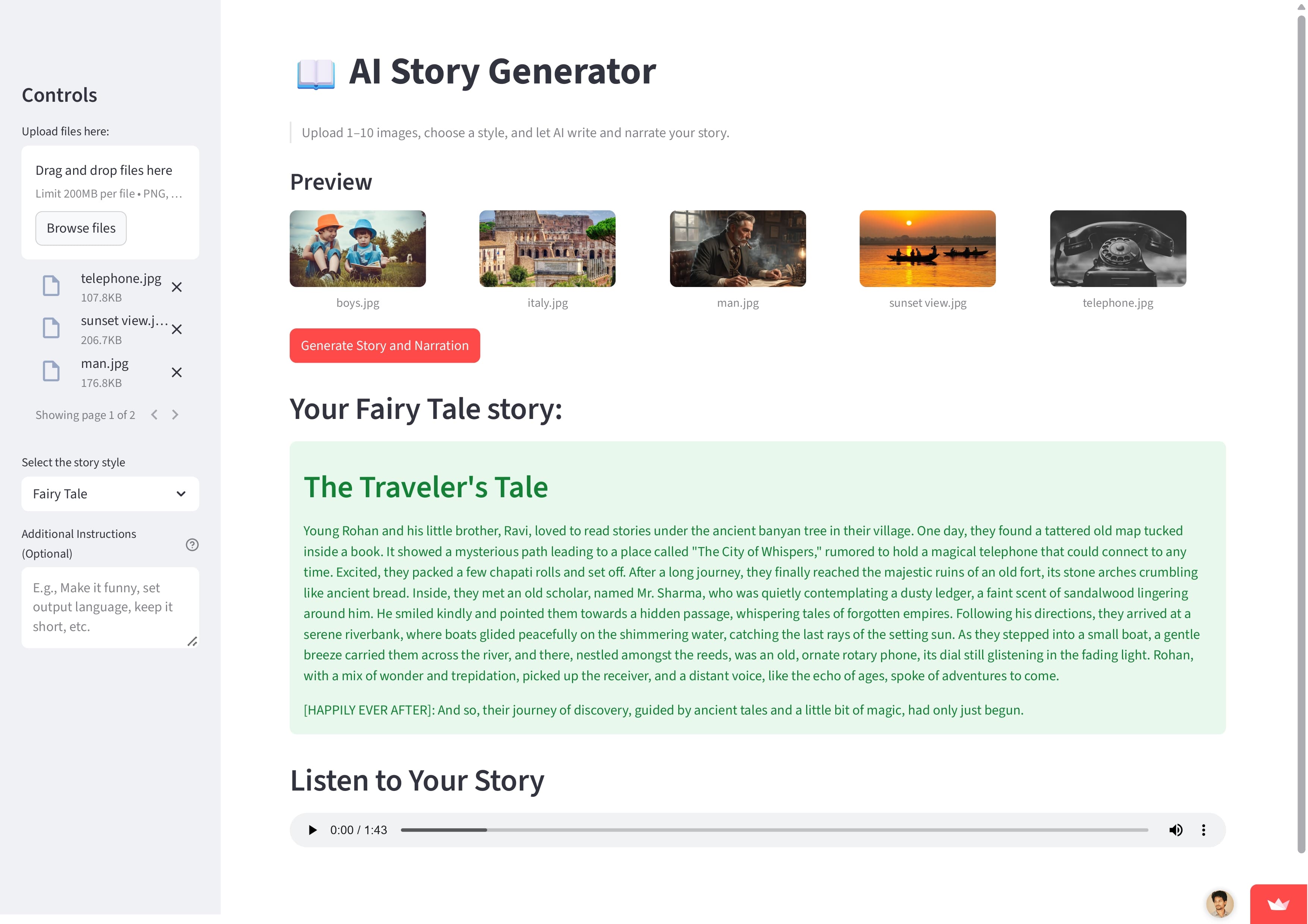 AI Story Generator